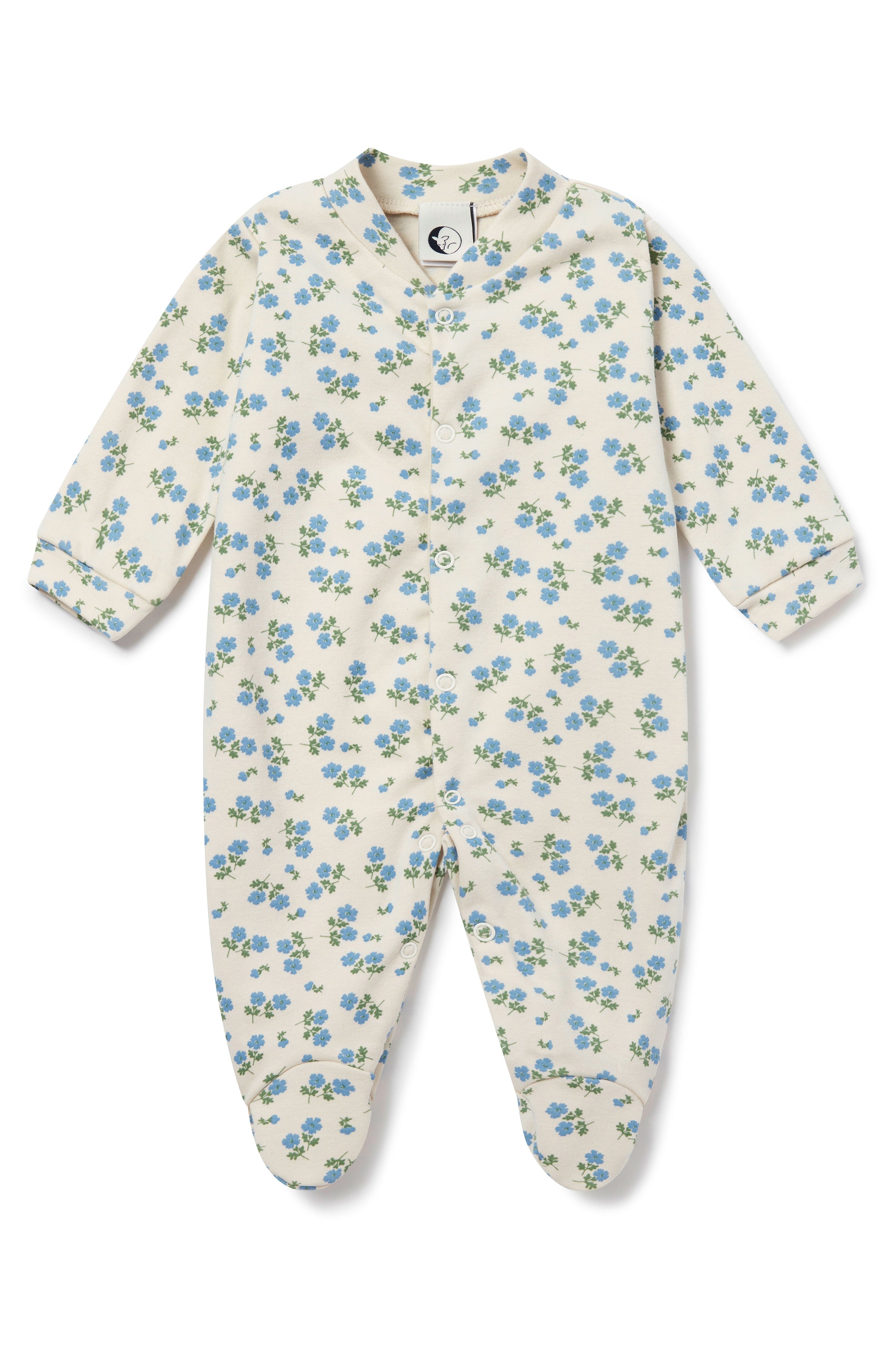 BABY SLEEPSUIT | TEA FLORAL